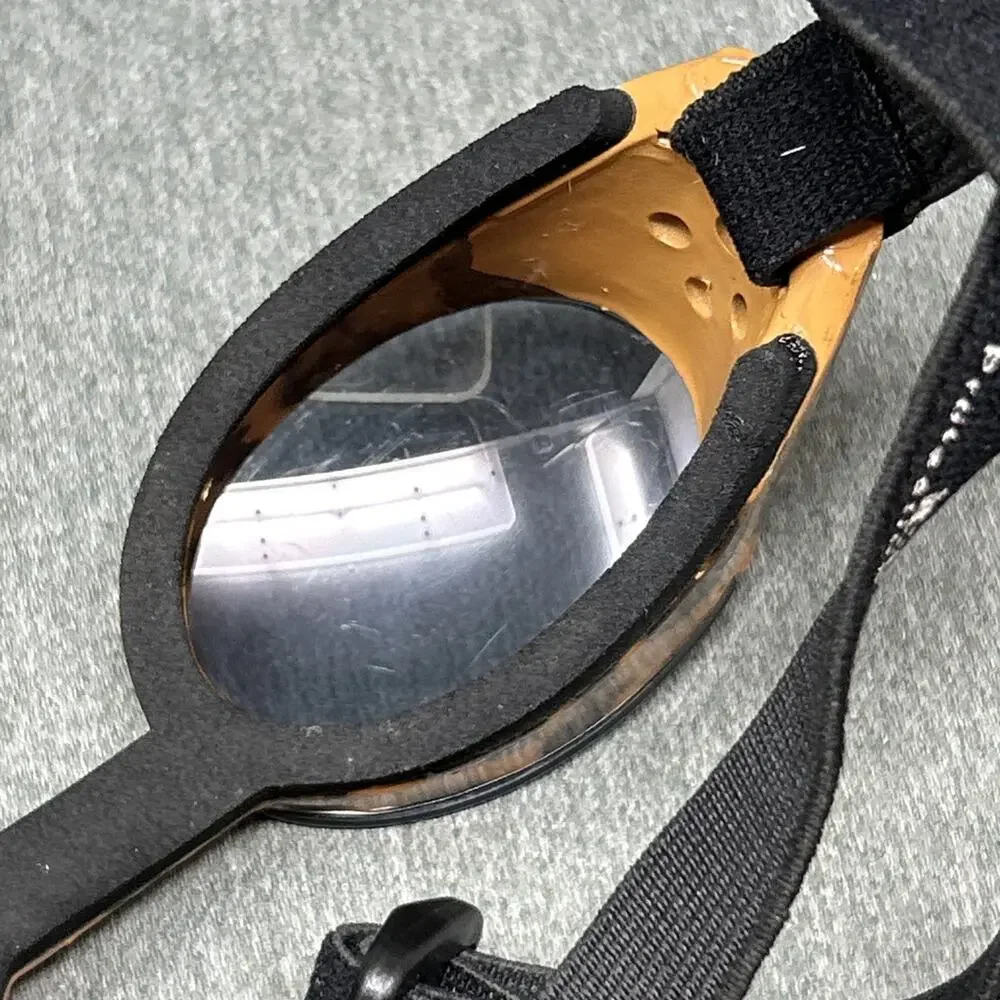 Doggles ILS Dog Goggles Sunglasses Leopard Print Frame Smoke Lens Eye Protection